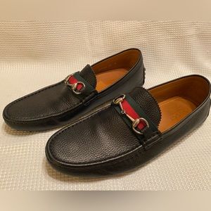 Black Leather Loafers